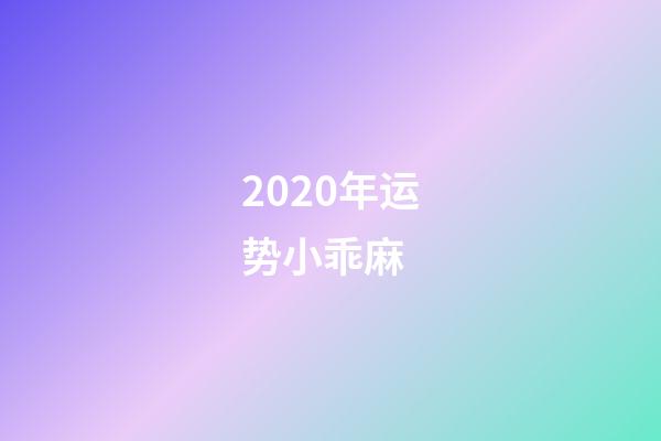 2020年运势小乖麻 (小麻乖2021年星座运势)-第1张-观点-玄机派